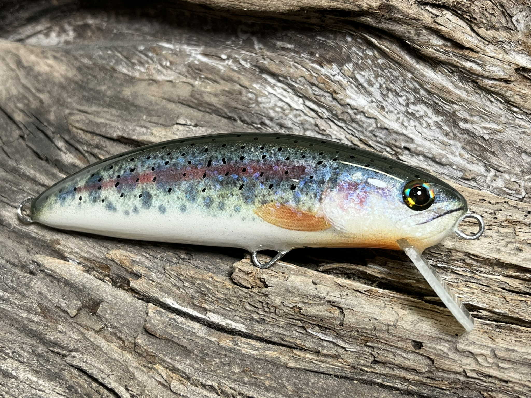 artificiali artigianali pesca spinning minnow fiume lago trote cavedani black bass lucci luccio perca aspi siluri trota marmorata persico trota made lures made italy