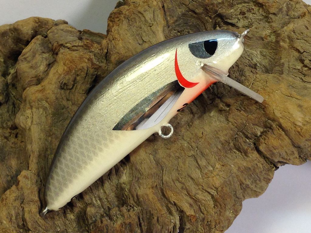 artificiali artigianali pesca spinning flipper fiume lago trote cavedani black bass lucci luccio perca aspi siluri trota marmorata persico trota made lures made italy