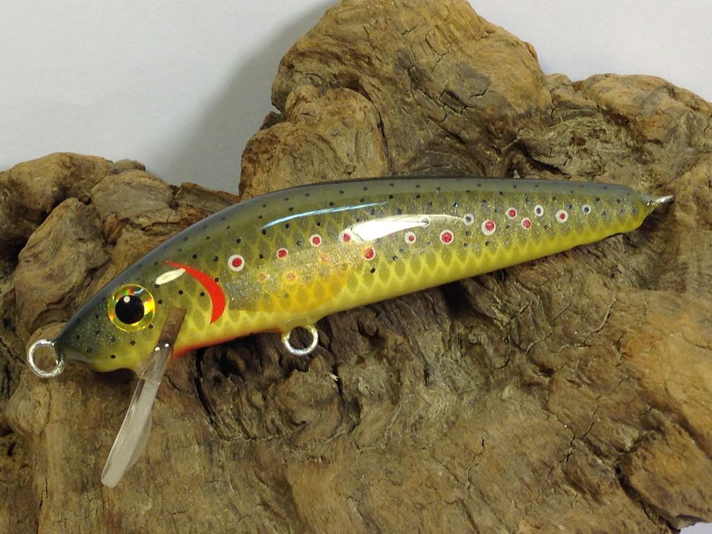 artificiali artigianali pesca spinning minnow fiume lago trote cavedani black bass lucci luccio perca aspi siluri trota marmorata persico trota made lures made italy