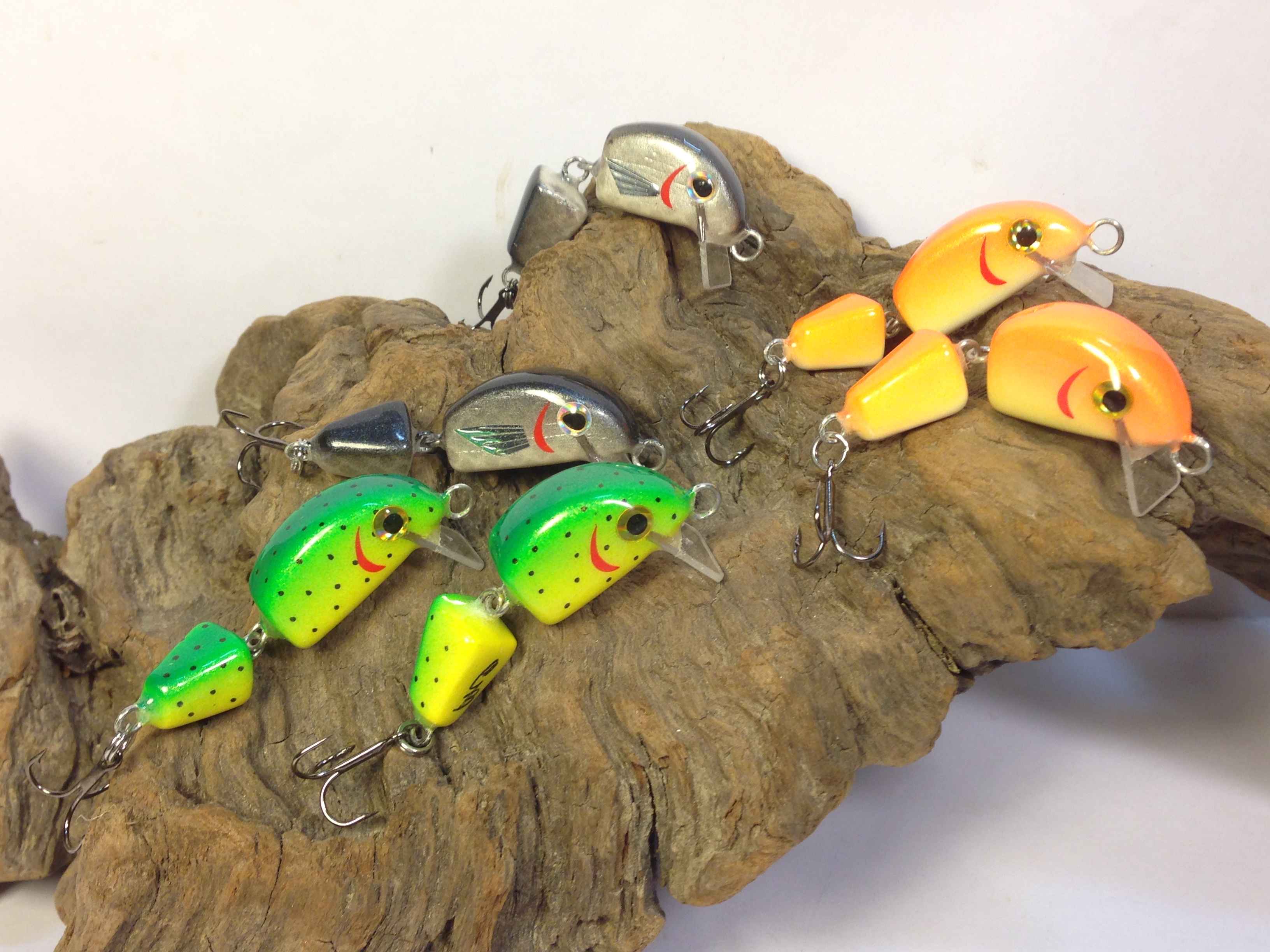 artificiali artigianali pesca spinning flipper fiume lago trote cavedani black bass lucci luccio perca aspi siluri trota marmorata persico trota made lures made italy