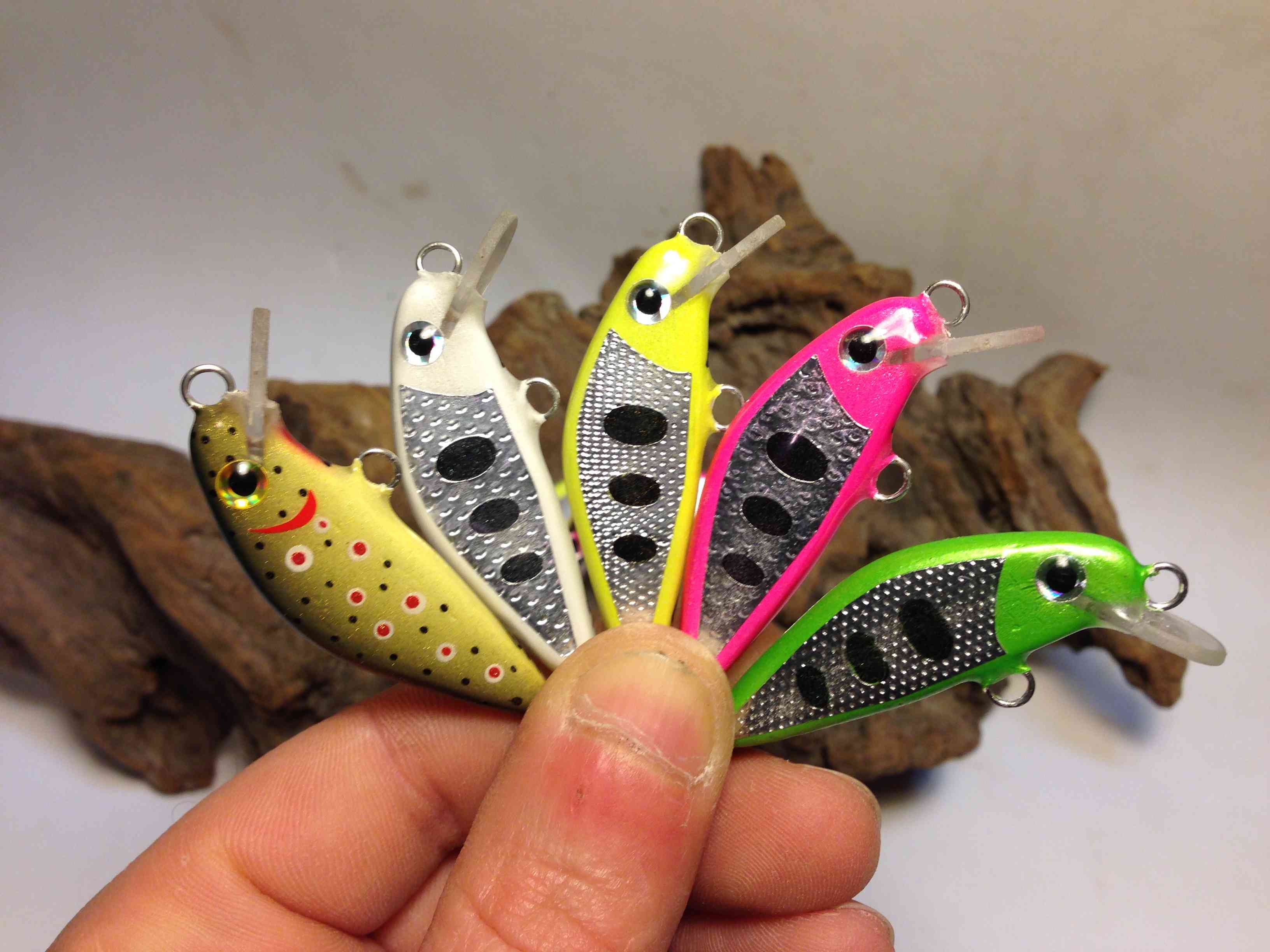 artificiali artigianali pesca spinning flipper fiume lago trote cavedani black bass lucci luccio perca aspi siluri trota marmorata persico trota made lures made italy