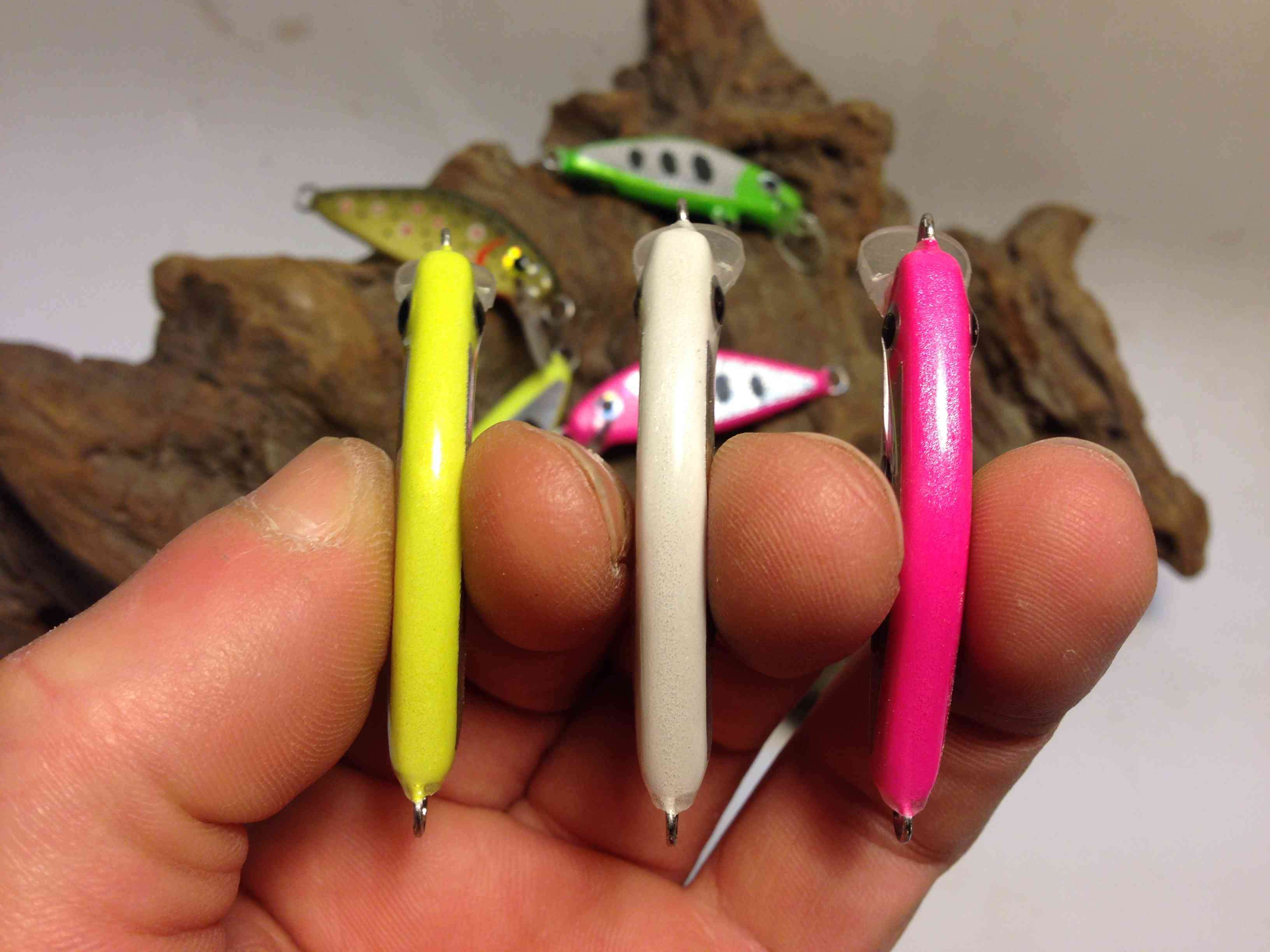 artificiali artigianali pesca spinning flipper fiume lago trote cavedani black bass lucci luccio perca aspi siluri trota marmorata persico trota made lures made italy