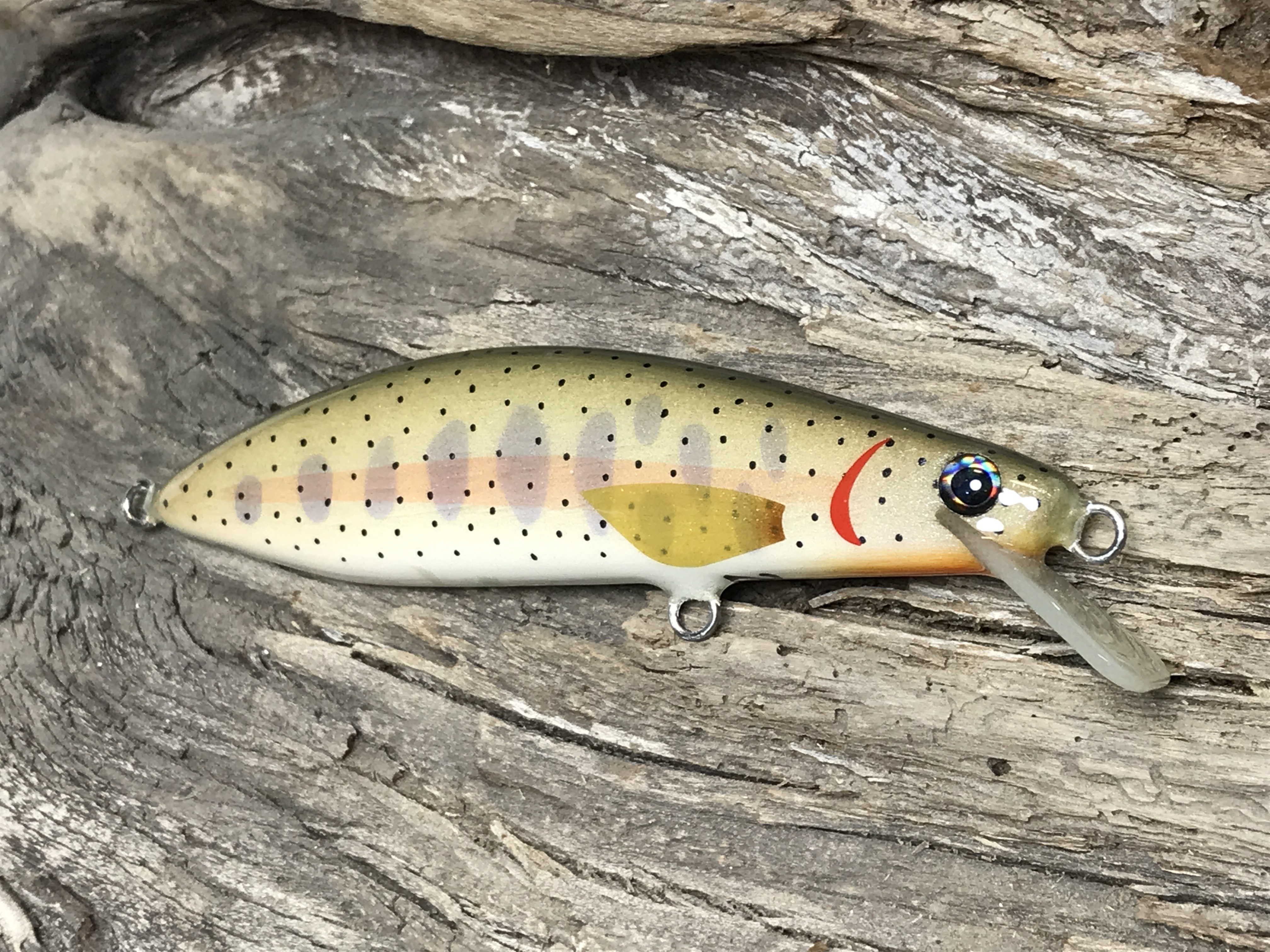 artificiali artigianali pesca spinning long jerk fiume lago trote marmorata cavedani black bass lucci luccio perca aspi siluri trota marmorata persico trota barracuda serra spigola tonno leccia made lures made italy