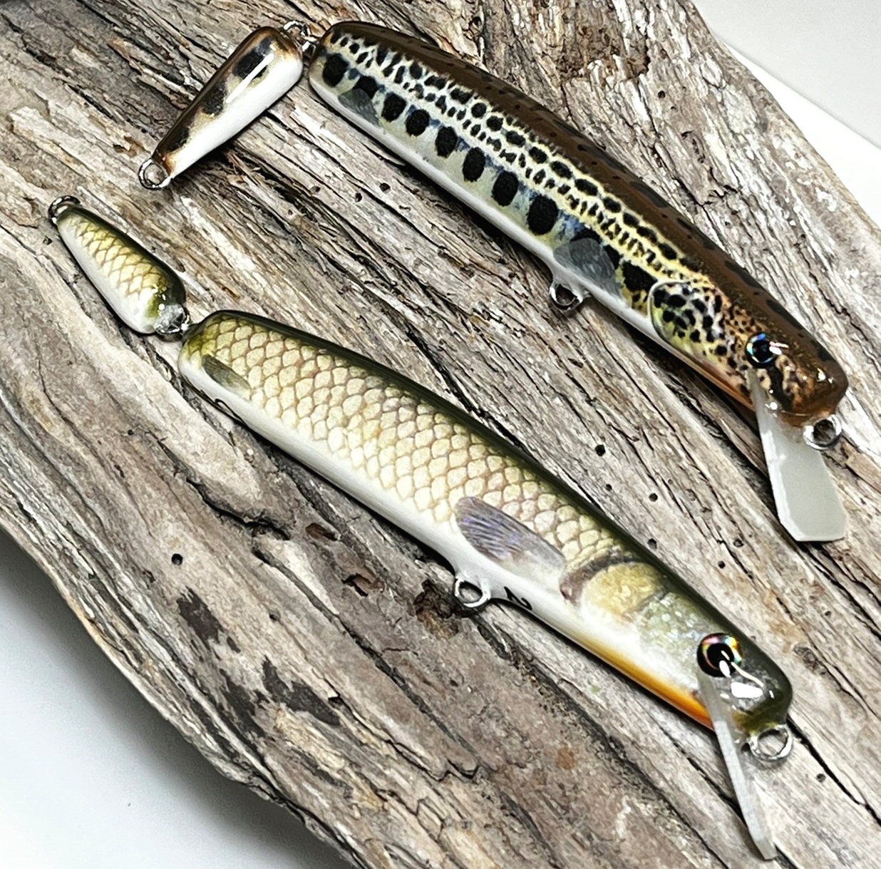artificiali artigianali pesca spinning fiume lago trote cavedani black bass lucci luccio perca aspi siluri trota marmorata persico trota hand made lures made italy
